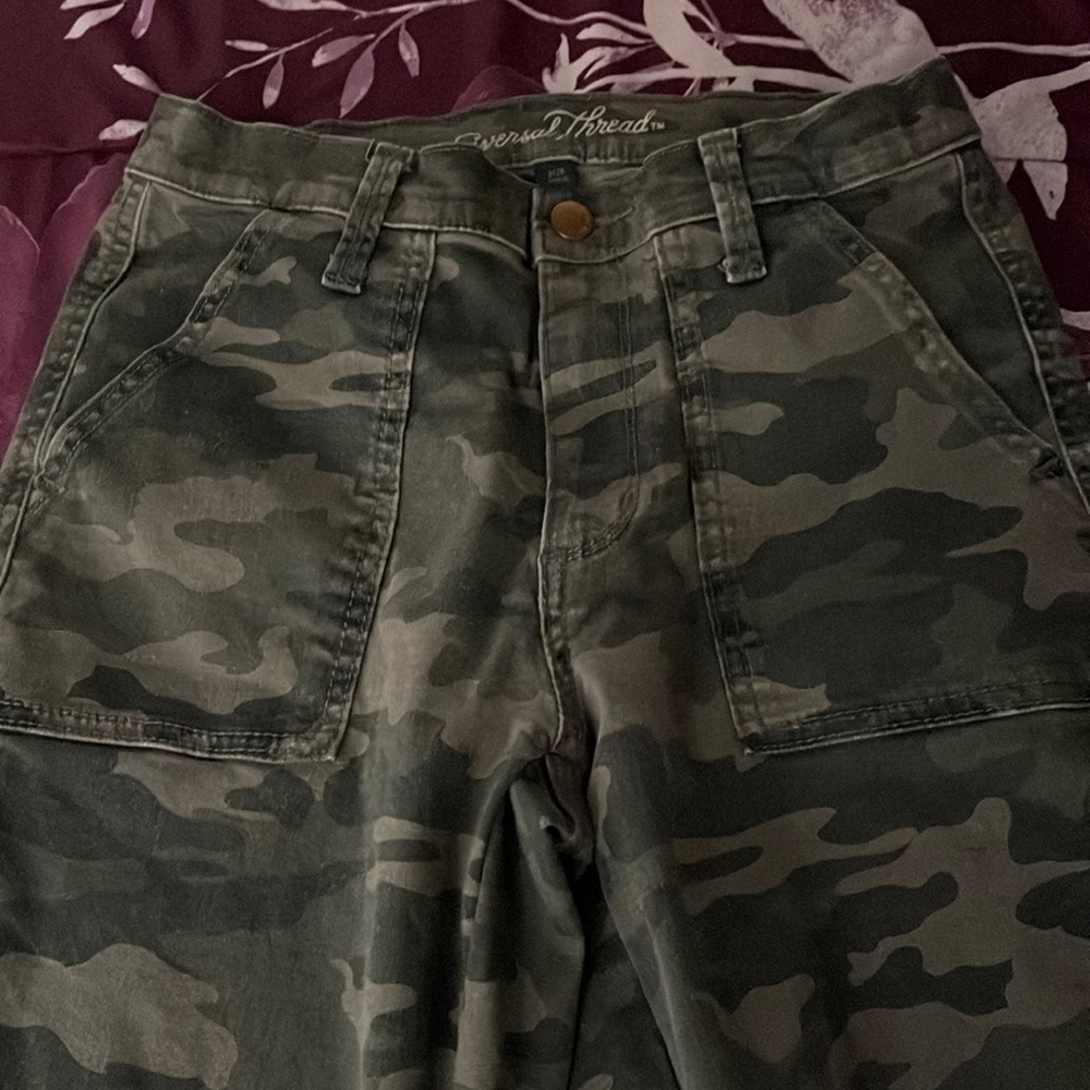 Cute Camo Print Jeans